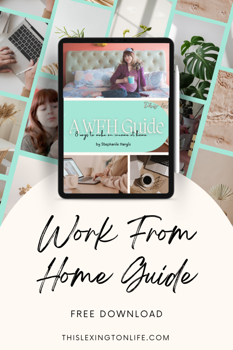 Free Guide on Becoming a Present Work From Home Mom