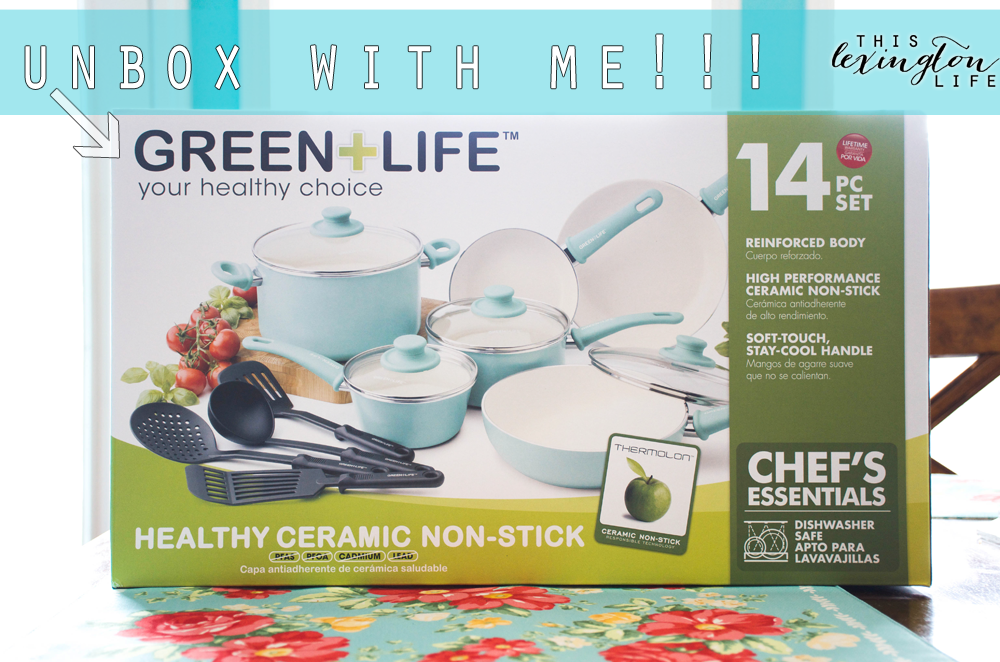 Unboxing My New GreenLife Turquoise Pots and Pans