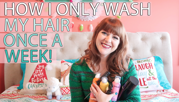 How I Only Wash My Hair Once A Week + Eva NYC GIVEAWAY!