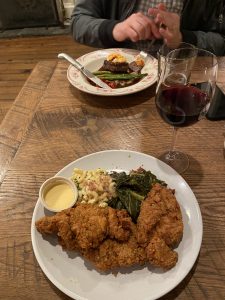 Dinner at Poogan's Porch
